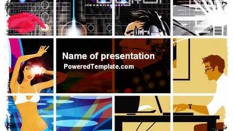 Digital Technologies PowerPoint Template by PoweredTemplate.com