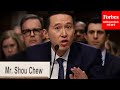 Watch tiktok ceo shou zi chew delivers opening statement at child online safety senate hearing