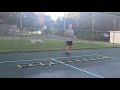 Incredible Footwork Speed Using the SportLadder and a Band!