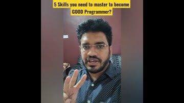 5 Skills you need to master to become GOOD programmer 🔥