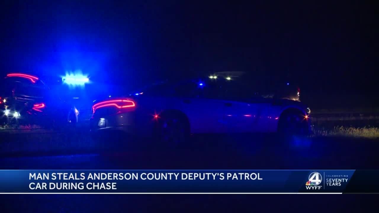 Suspect who stole Anderson County deputy's car arrested following chase ...