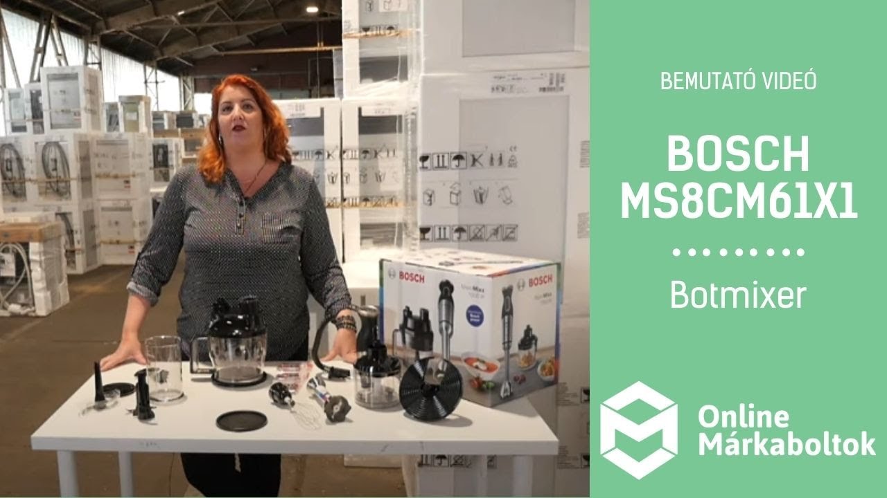 Bosch MS8CM61X1 | Botmixer bemutató videó - YouTube