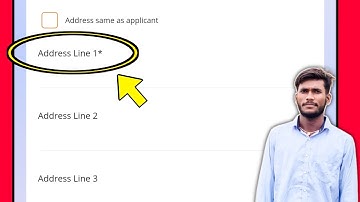 Address line 1 ka matlab kya hota hai | What is the meaning of address line 1