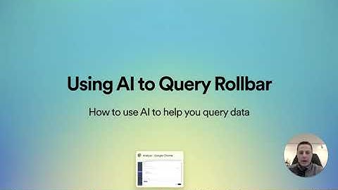 How to use AI in Rollbar to query data using RQL