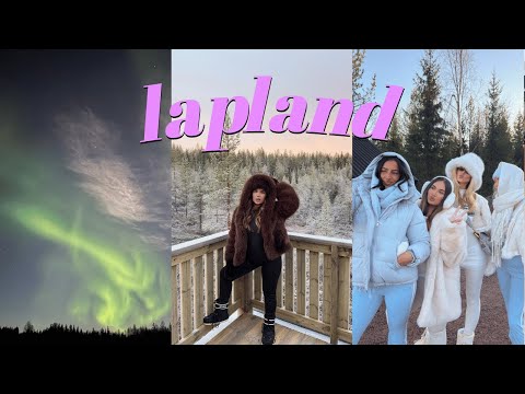 LAPLAND VLOG Northern Lights Santa Village Feeding Reindeers