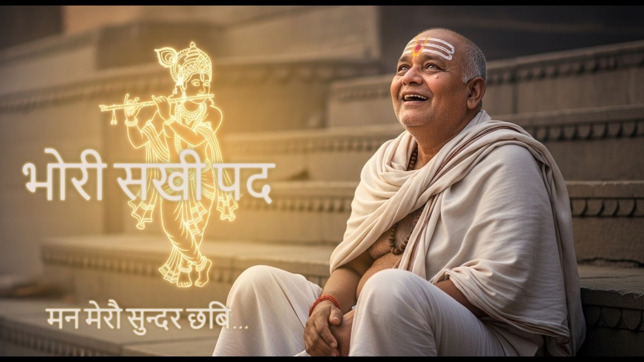 मन मेरौ सुन्दर छबि पै झूलै | भोरी सखी पद | राधा कृष्ण प्रेम रस भजन