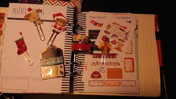 Heidi Swapp Memory planner Nov plan with me