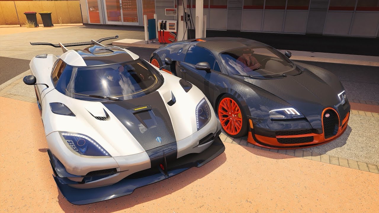 ⁣Forza Horizon 3 Online - Bugatti Veyron & Koenigsegg One:1