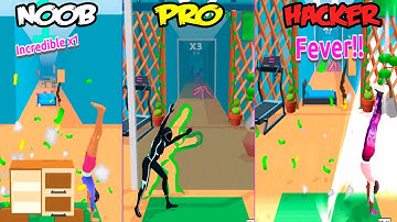 Flex Run 3D - NOOB vs PRO vs HACKER