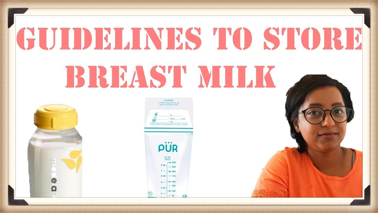 How to store Breast Milk and feed in a bottle II हिंदी में जाने II - YouTube