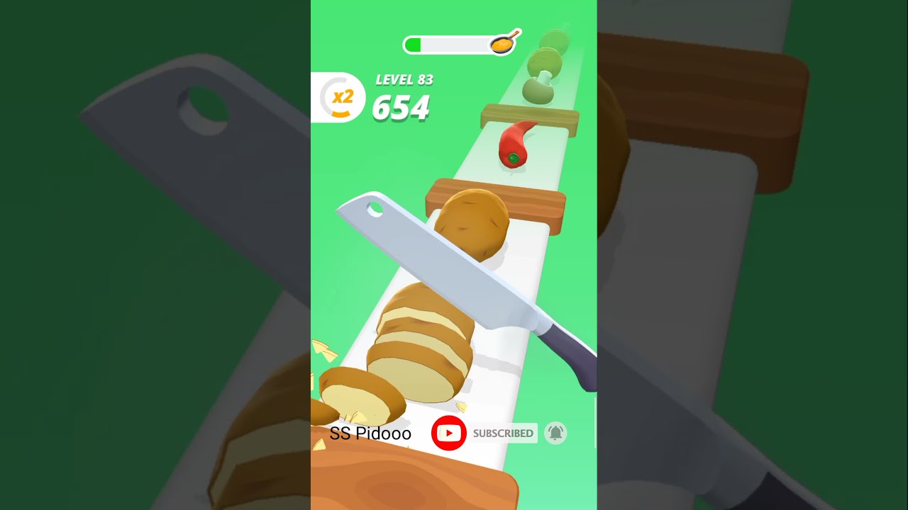 Perfect Slices - All Levels Gameplay (Level 83) %3D.SS Pidooo