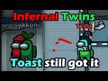 Amigops LAST AMONG US GAME? | Infernal Twins caught both Impostors while trolling