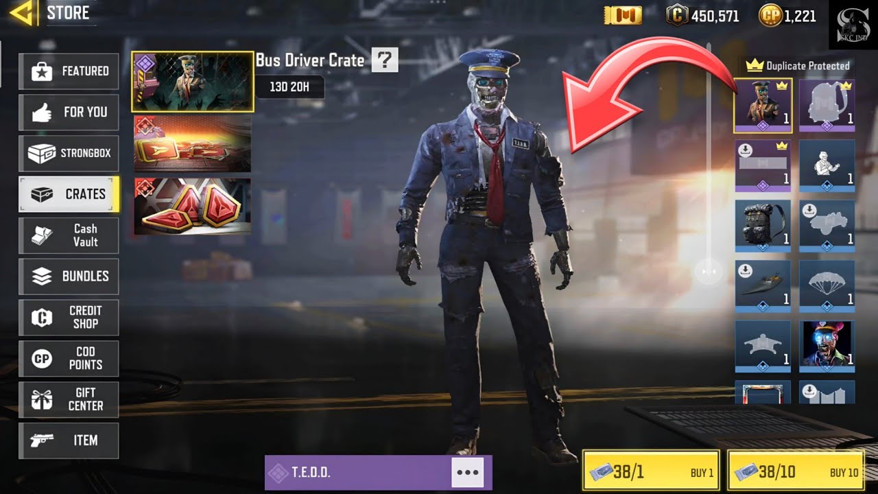 Bus Driver Ceate Opening in CODM | Character T.E.D.D. in COD MOBILE ...