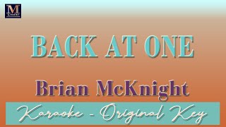 Back At One - Karaoke (Brian McKnight)