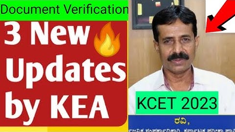 KCET New Updates 2023 #kcet #kea #kcetdocuments #kcetdocumentverification #kcetupdates #kcet_2023
