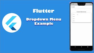 Flutter dropdown menu tutorial| Flutter 04