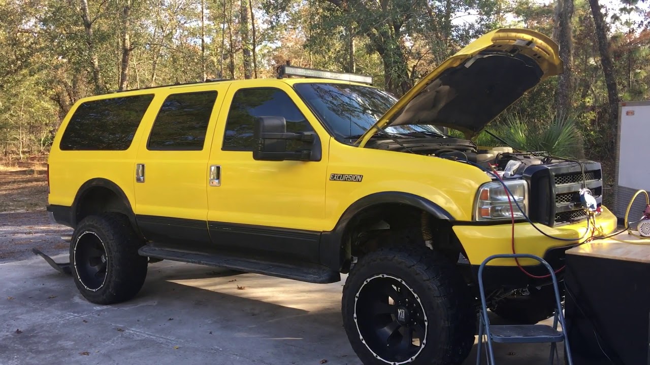 2001 ford excursion ac recharge