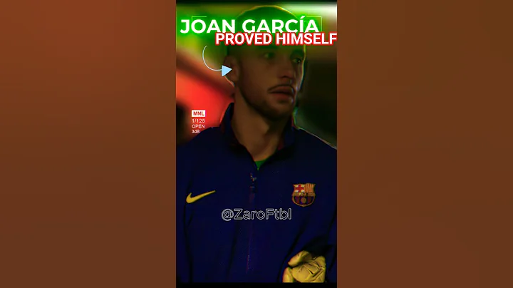 JOAN GARCIA PROVED HIMSELF TO BARCA 👀❤️💙 #shorts
