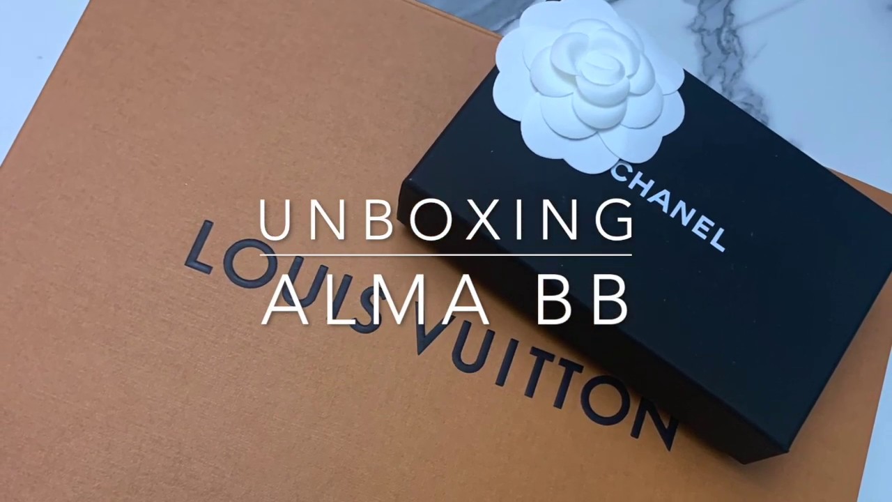 unboxing of Louis Vuitton Alma BB - YouTube