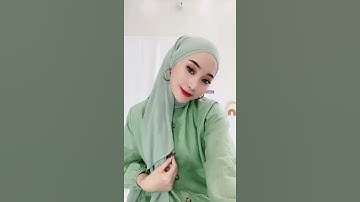 Tutorial hijab pashmina kondangan simple pakai anting (Link hijab ada di komentar)