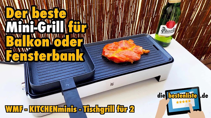 Mini-Grill im Test - der beste Grill für Balkon oder Fensterbank - WMF KITCHENminis Tischgrill für 2