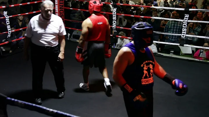 White Collar Boxing 2018 bout 7 Charles The Black Scorpion Dean vs Chris C Note Criviolio