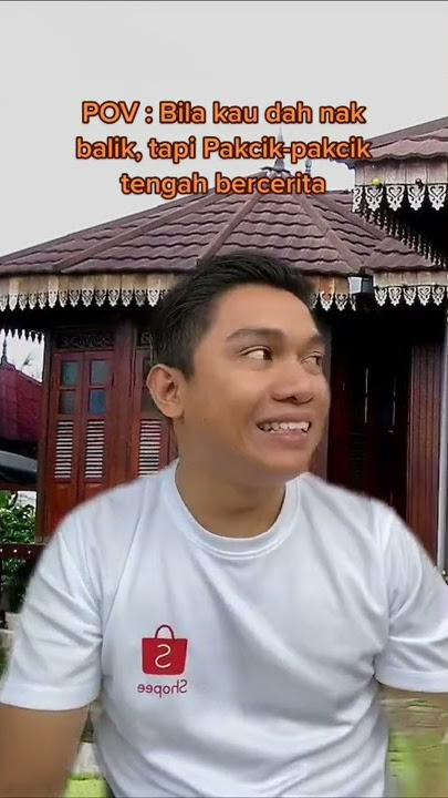 Memang syok layan pakcik-pakcik bercerita, sedar sedar dah 2 jam 🤣#shopeemy