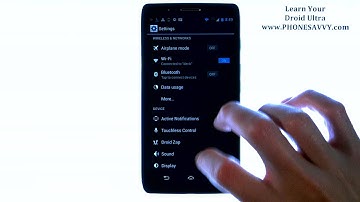 Motorola Droid Ultra - How Do I Setup Pattern PIN Password or Face Unlock