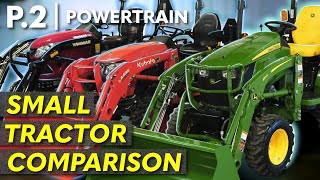 TRACTOR COMPARISON PART 2 | JOHN DEERE vs. KUBOTA vs. YANMAR [ Tractor Comparison ]