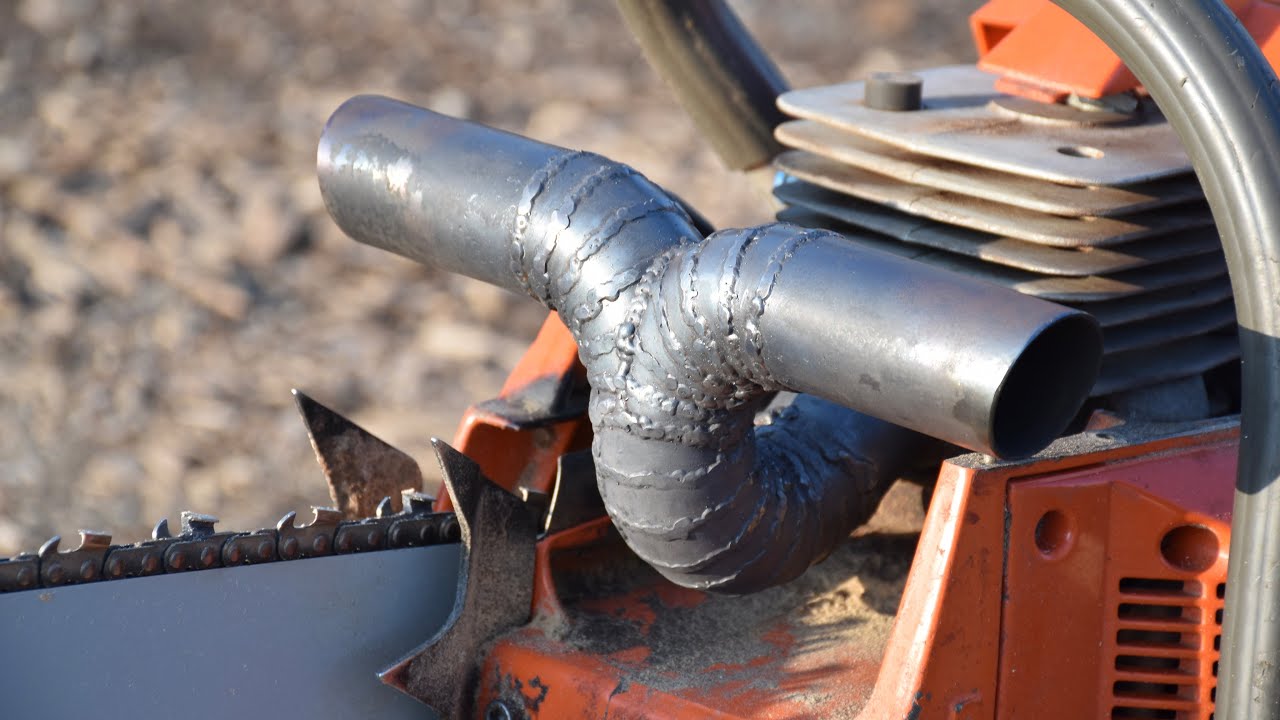 Husqvarna 3120 Modified Exhaust YouTube