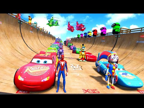 GTA V Epic New Stunt Race For Car Bike Boats Helicoptar crazy Racing Challenge