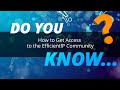 Do you Know How to Request Access to EfficientIP Community?