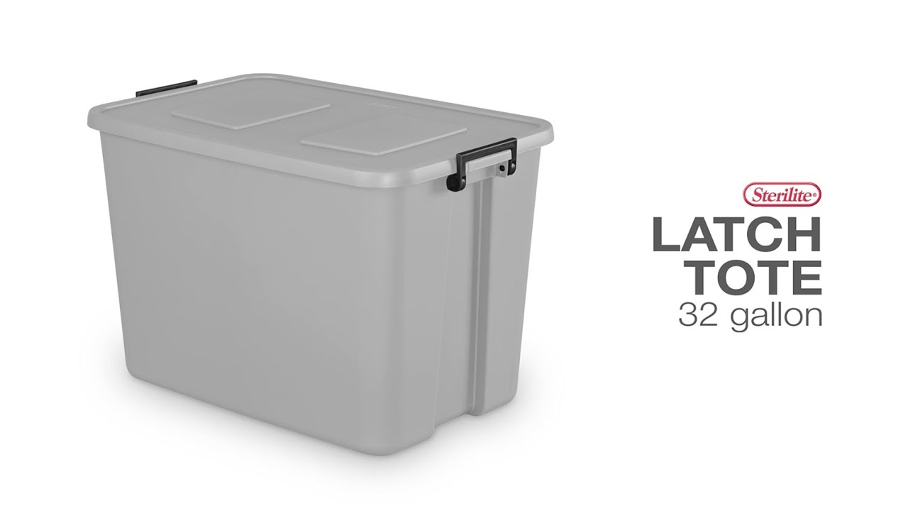 Sterilite 32 Gallon Latch Tote