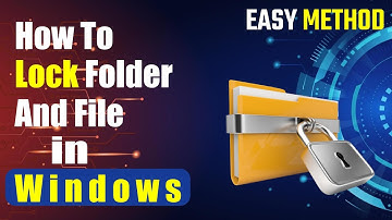 How to Lock Folders in Windows 11 & 10 | Laptop m Folder par lock kaise lagaye | Windows Folder lock