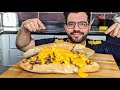 سندويش فيلادلفيا عملاقه | مع صوص الجبنة الاصفر | Philadelphia cheese steak