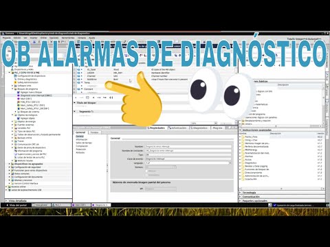 CONFIGURACIÓN OB ALARMAS DE DIAGNÓSTICO en TIA PORTAL - PLC ESPAÑOL ?!!! 117