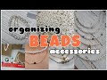 organizing beads accessories + beads