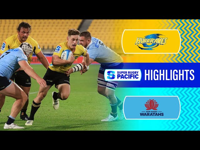 HIGHLIGHTS | HURRICANES v WARATAHS | Super Rugby Pacific 2024 | Round 11 class=