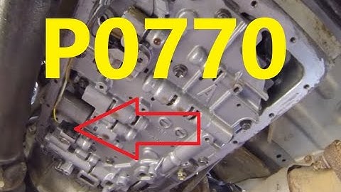 Causes and Fixes P0770 Code: Shift Solenoid E Malfunction