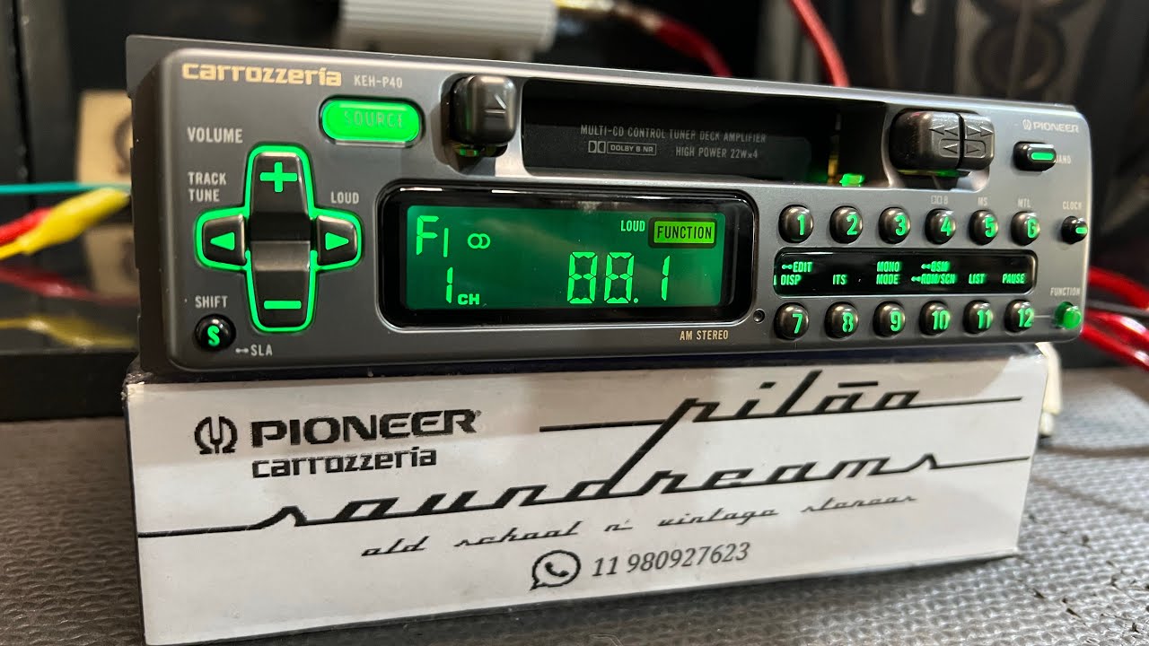Pioneer Carrozzeria KEH P40 - A Venda - YouTube
