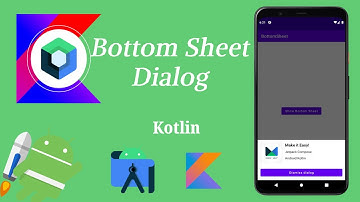 How to Implement Bottom Sheet using Kotlin | Android | Kotlin | Make it Easy