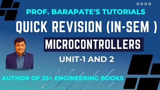 QUICK REVISION OF MICROCONTROLLERS (IN-SEM)