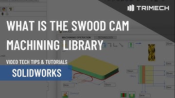 What is the SWOOD CAM Machining Library in SOLIDWORKS
