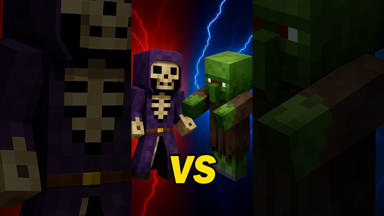Grimreaperv vs Minecraft Mobs 
