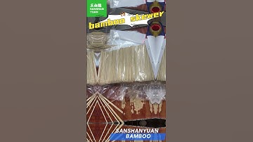 China bamboo skewer directly factory #bambooskewers #chinesesupplier #ecofriendly  #bbqskewers