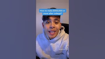 How to make $100,000 or more after college? #angelocarlos #projectmanager #mba #investing