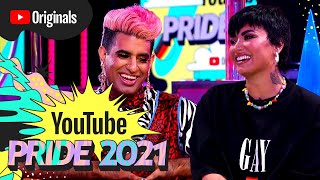 Demi Lovato & Alok Vaid-Menon - Non-Binbary Fashion Review (Live at YouTube Pride 2021)