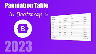 How to create pagination table in Bootstrap using datatables js