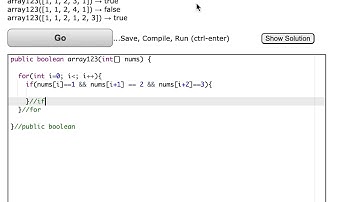 Java: CodingBat– Warmup-2– array123