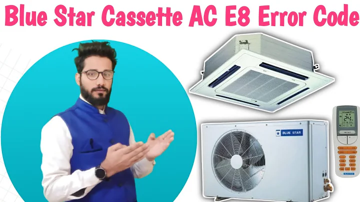 Blue Star Cassette AC E8 Error Code || How To Solve E8 Error Code Blue Star Cassette AC SD Series